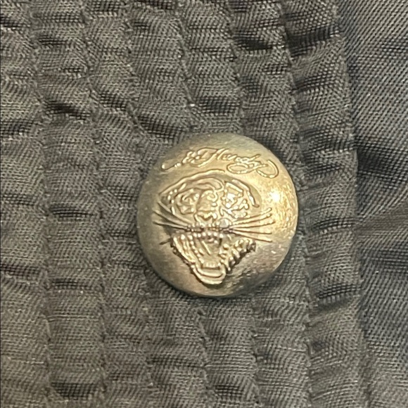 Limited edition Ed Hardy Christian Audigier puffer jacket with hood Adult Large - Picture 5 of 16